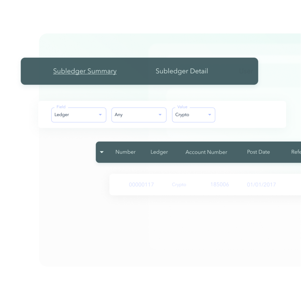 Adaptable Accounting Subledger