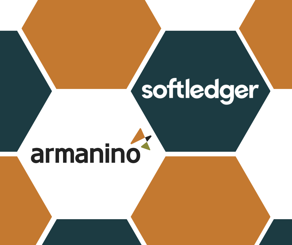 SoftLedger and Armanino Logos - SOC 1 Type 2